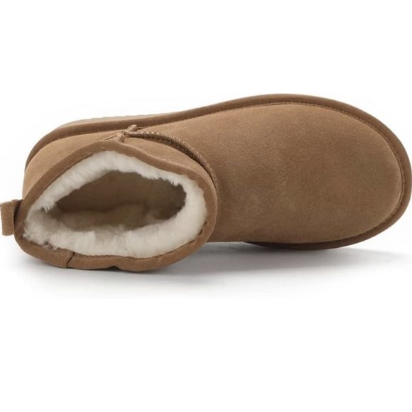 Mini Boots  *Dark Khaki* Women's Size 40 - Picture 6 of 6